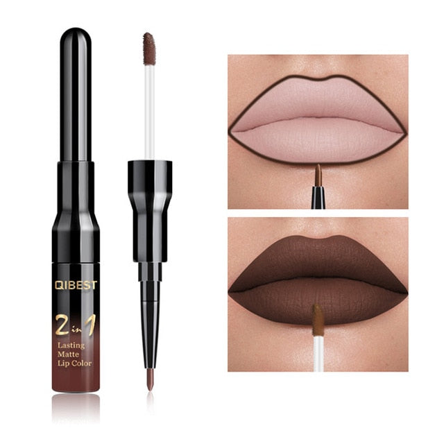 2 in 1 Double Head Liquid Matte Lipstick